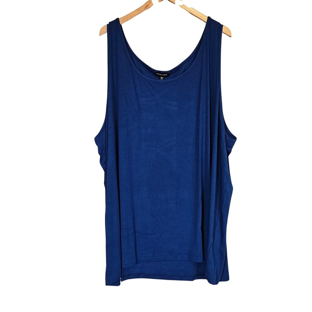 Universal Standard Blue Foundation Tank Top Plus Size 38-40 Casual Bold Layer